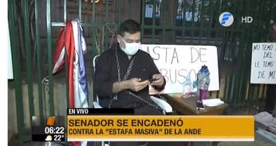 Buzarquis sesionará encadenado desde la ANDE