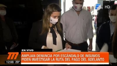 Diputados amplían denuncia por compra de insumos chinos