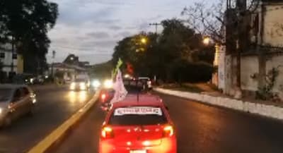 Ciudadanos autoconvocados realizan “caravana anticorrupción”