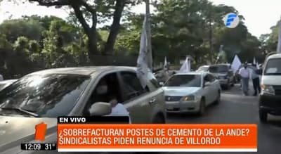 Sindicatos solicitan renuncia del titular de la ANDE