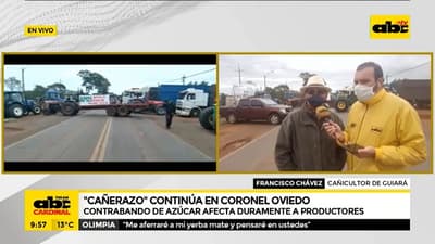 Cañicultores vuelven a protestar en ruta