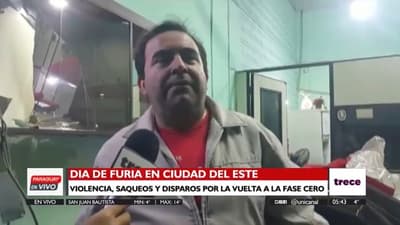 Denuncian saqueos en manifestaciones en Ciudad del Este