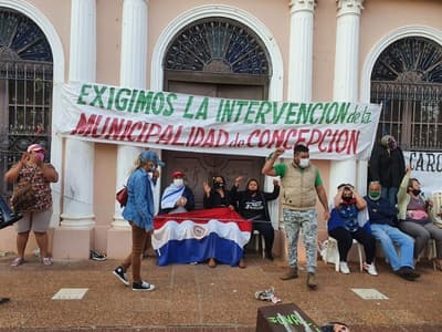 Ocupan acceso de comuna de Concepción y piden intervención