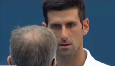 Lo que dijo Djokovic para evitar ser descalificado