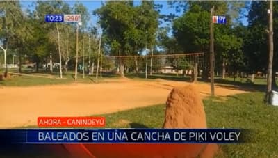 Dos hermanos son baleados en una cancha de piki en Curuguaty
