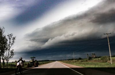 Alertan sobre tormentas en seis departamentos