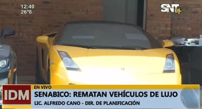 Rematarán vehículos de alta gama de “Cucho” Cabaña