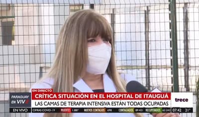 Hospital de Itauguá cuenta con una sola cama disponible de Terapia