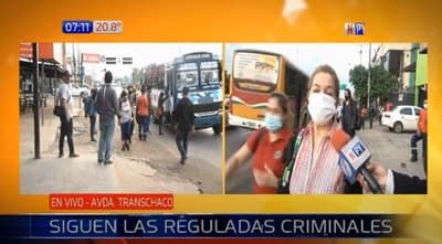 Usuarios siguen sufriendo escasez de buses