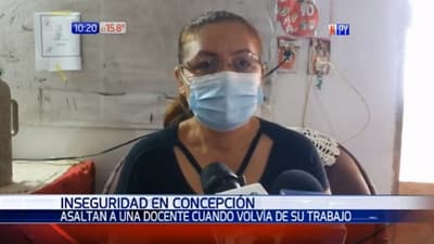 Asaltan a docente y se llevan su motocicleta en Concepción