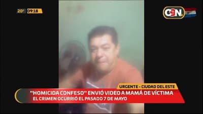 Hombre confiesa asesinato a madre de la víctima a través de un video