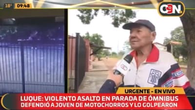 Hombre intenta ayudar a víctima de asalto y es golpeado por motochorros