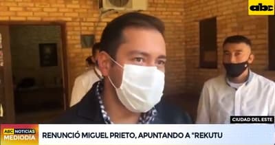 Miguel Prieto renuncia para buscar la reelección en CDE