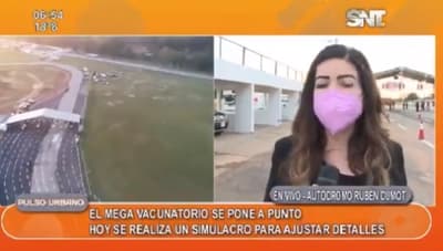 Autoridades ponen a punto el mega vacunatorio en Aratiri