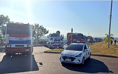 “Sin nuestra ley, no nos vamos de Asunción”, aseguran los camioneros