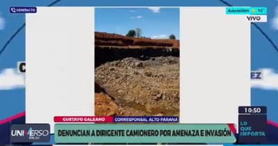 Denuncian que camionero invade propiedad en Alto Paraná