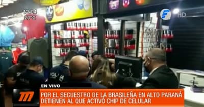 Detienen a hombre que activó los chips usados por secuestradores de brasileña