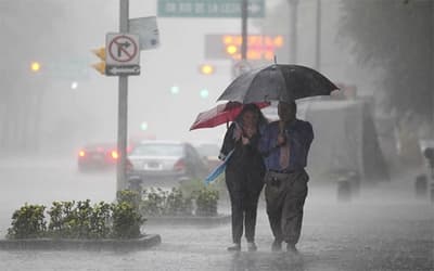 Meteorología anuncia tormentas y descenso de la temperatura