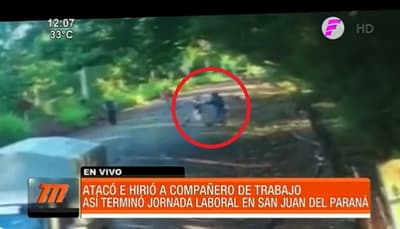 Hombre hiere a compañero de trabajo y dicen que hay mujer en discordia