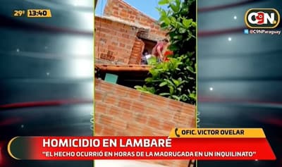 Reportan el homicidio de un hombre en Lambaré
