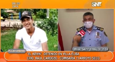 Detienen a sospechoso de asalto a quinielera ocurrido en Villa Elisa