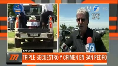 Identifican a dos sospechosos del triple crimen en Santaní