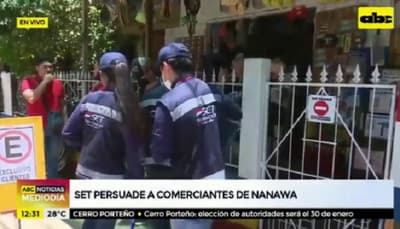 La SET verifica que negocios de Nanawa estén en regla