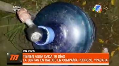 Vecinos de Pedrozo denuncian que cada 10 días acceden a servicio de agua