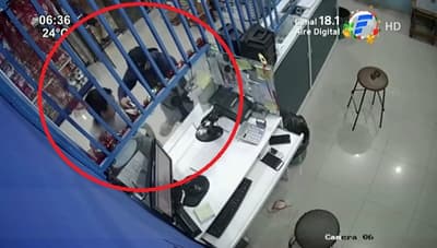 Propietario de local de cobranzas repele a balazos a motochorros