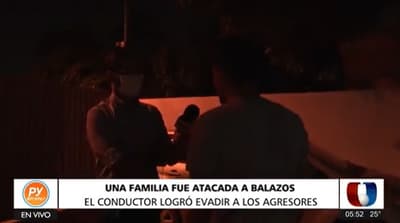 Conductor logra huir de ataque a balazos