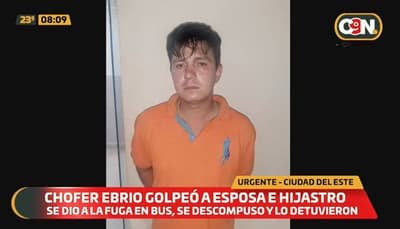 Detienen a hombre denunciado por golpear a su pareja e hijastro