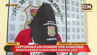 Detienen a sospechoso buscado durante siete años por crimen