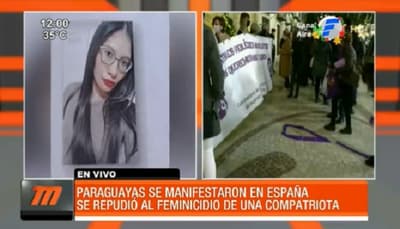 Se manifiestan en España por asesinato de compatriota de 25 años