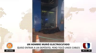 Hombre muere electrocutado tras intentar ingresar a construcción