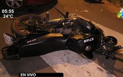 Delivery sufre graves heridas tras ser embestido por automóvil en Asunción