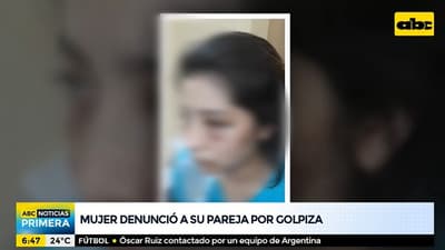 Mujer denuncia a su pareja tras golpiza