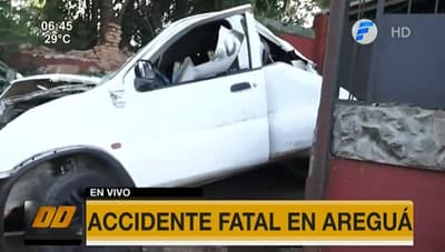 Abogado muere luego de terminar en patio de vivienda con su vehículo