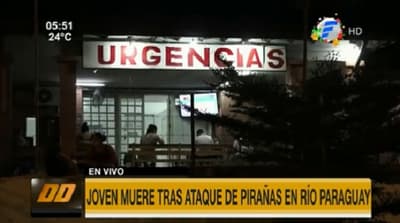 Joven muere ahogado tras ataque de pirañas en el río