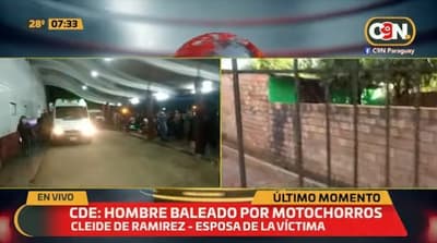 Motochorros balean a un hombre en asalto