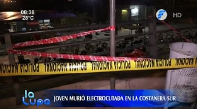 Joven de 18 años fallece electrocutada en la Costanera de Asunción