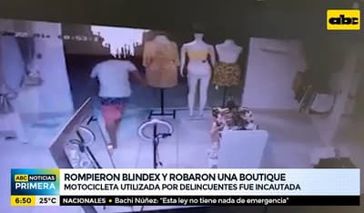 Asaltantes se apoderan de dinero y ropa de boutique