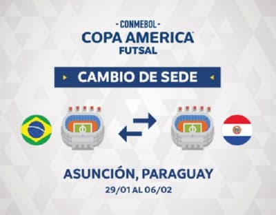 La Copa América de Futsal se jugará en Paraguay