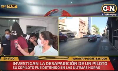 Detienen a copiloto de piloto desaparecido