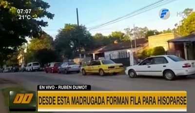 Reportan largas filas para hisoparse en el ex Aratirí