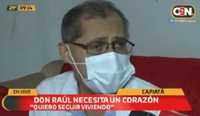 “Quiero seguir viviendo”, dice hombre que necesita un corazón