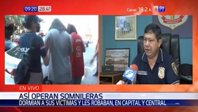 Desbaratan banda de “somnileras” tras robos en Central