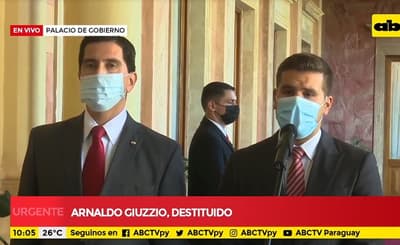 Abdo cambia a Giuzzio y designa a González en Interior 