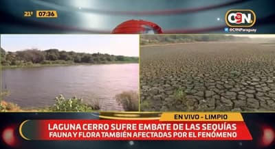 La Laguna Cerro se está secando y piden ayuda al Mades