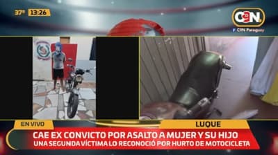 Detienen a un exconivcto tras asalto a una mujer y su hijo