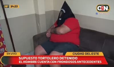 Detienen a conocido tortolero en el este